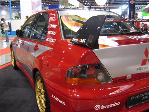 here we have a lancer evo