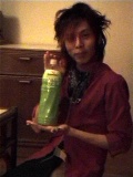 here we have gz advertising his all fav green tea