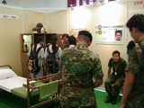 army bunk display