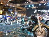 yamaha's booth in front of the merc's