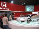 the honda sports concept (HSC) veh on display