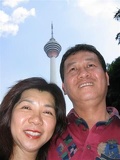 here we are at KL  tower