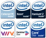 New Intel logos