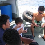 boat atf's playing tai-tee to the maxes! got cards can play, anywhere! haven't tried underwater thou...