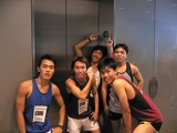 group pic at 43 floors (well literally)