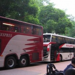 The Buses going up to Malaysia