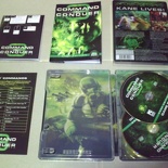 The Steel DVD box contents, 2 DVDs, Manual, Unit/structure tree map and Key command sheet
