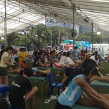 The marathoner massage area