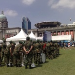 Performances by the padang