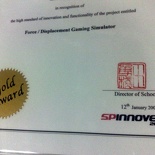 Got my Spinnovex Gold Award Cert