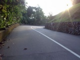alot of the road are banked really nicely, far more than those in Mt Faber