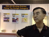Mr Choy at the SP booth