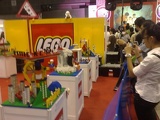 Some of the rather plain looking lego on display