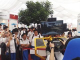 The simulator was a real crowd magnet and is a favourite among the visitors.