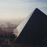 A view of luxor from the hotel room