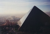 A view of luxor from the hotel room