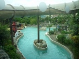 The outdoor portion of the waterpark, should be freezing!