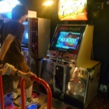 CJ showing his DDR moves on expert. :3