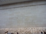 The engraving in the Parthenon sculpture section