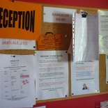 Who needs receptionists when a board is just as functional. :P
