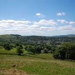 The town of windermere in the distance