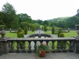 The gardens from the hall
