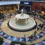 The mall central fountain