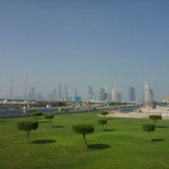 The Dubai Skyline in the distance