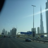 Passing by the Burj Khalifa