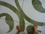 Even the flooring marble patterns are all intricately laid out