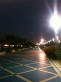 The Abu Dhabi corniche walk
