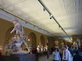 The sculpture hallway