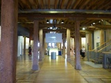 The museum lobby