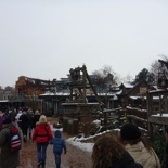 Frontierland do look nice with a touch of snow