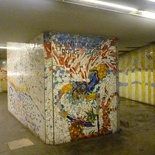 Art murals in the underground