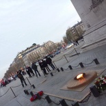 The Tomb of the Unknown Soldier beneath the Arc