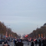 
at the western end of the Champs-&Eacute;lys&eacute;es