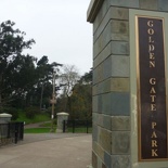 Here we are at the east end of the golden gate park