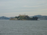 alcatraz from the pier viewing dock