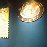 the shuttle launch ride