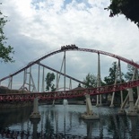 One of the park's favourite coaster