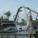 One of the 'drier' Intamin AG log flumes