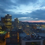 Downtown Pittsburgh at night