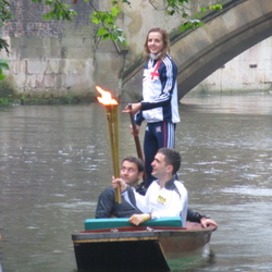 Olympic Torch Relay Cambridge Punt