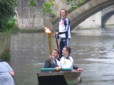 Olympic Torch Relay Cambridge Punt