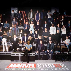 Marvel Studios Ten Years of Heroes Art Science Museum