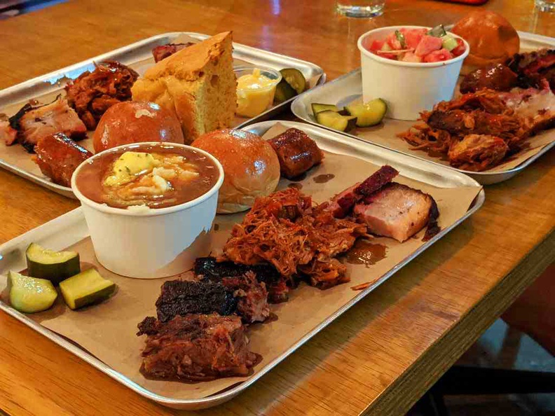 Redeye’s BBQ plates are for sharing. You can vary your selection of sides to add more variety to your group.