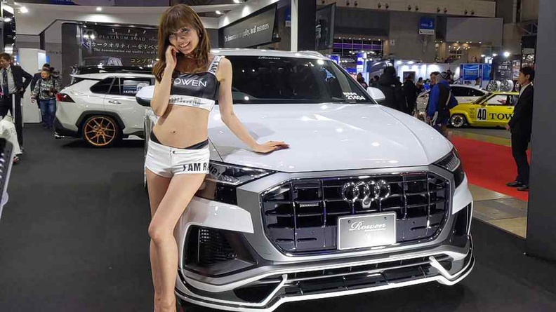 Tokyo Auto Salon 2020 Booth babes are also a highlight of the show