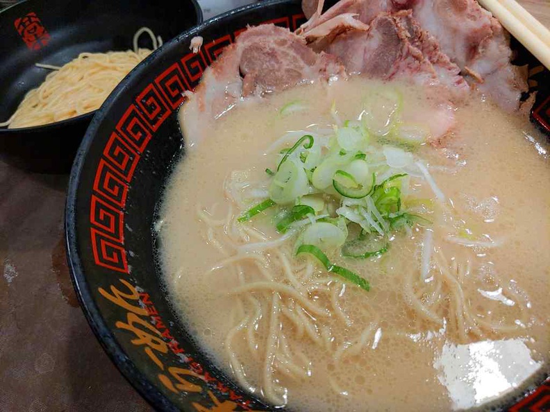 Takagi Ramen ($6.90) with free extra serving of noodles.