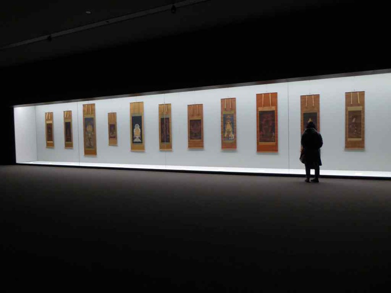 Tokyo National Museum Buddhist Art laid in the interior galleries